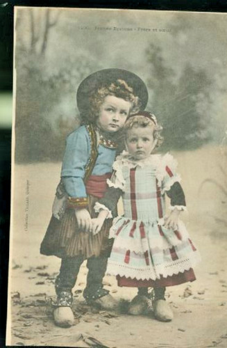 Enfant bretons costumes - bretons,
