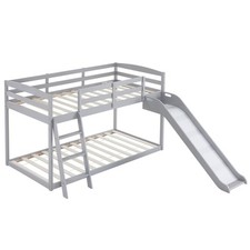 Bunk bed with - curved, low