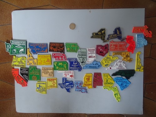 Magnet états usa - états, plastique
