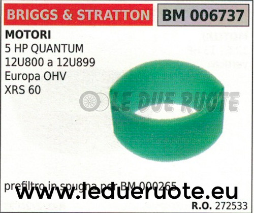272533 éponge filtre air - Éponge,