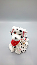  Figurines Décoration Dalmatien en porcelaine et petits chiot en très bonne état