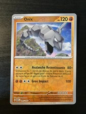 Carte Pokémon REVERSE Onix 095/165 MEW Ecarlate Violet Pokémon 151 FR NEUF
