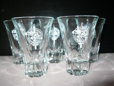 Vintage Lot x5 VERRES A LIQUEUR CEC CENTRE ENTRAINEMENT COMMANDO RI Régiment