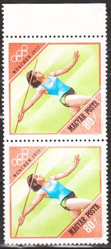 Magyar stamp paire - magyar, stamp/paire