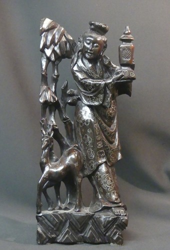 Art chine grande statuette - c,