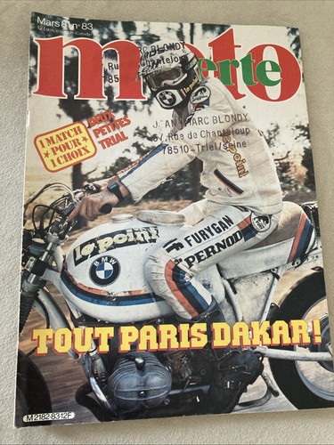 Moto verte 1981 - 83, paris