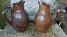 Paire de Pichet Grès du Berry Modèle N° 4 TBE