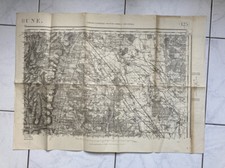 carte état major BEAUNE 125 1940 SAULON LA RUE FENAY BARGES  SAULON-LA-CHAPELLE