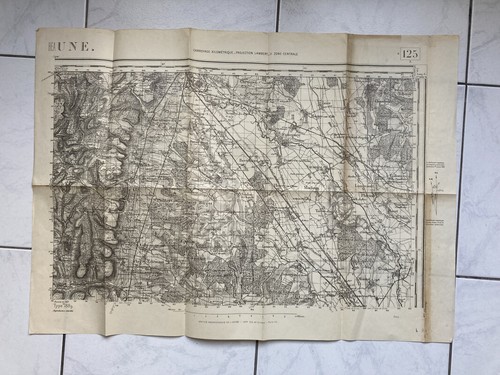 Carte état major beaune 125 - major,