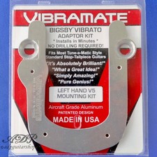 Adaptateur Vibramate V5 Gaucher pour monter Bigsby B5 sans percage à la place du