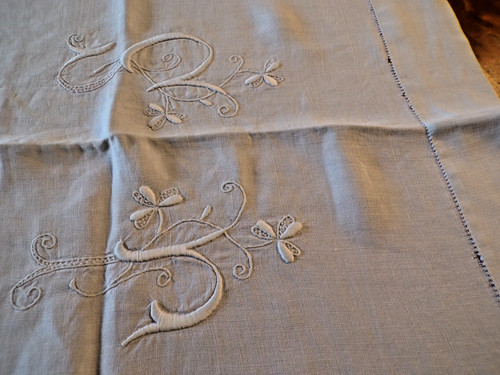 Linge ancien piece lin - piece, de