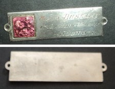 Rare plaque de voiture en