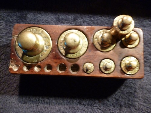 Ancienne boite poids - poids, de