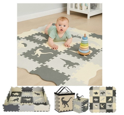 Tapis puzzle enfants eva - puzzle,