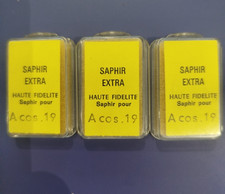 💽 Lot 3 saphirs platine