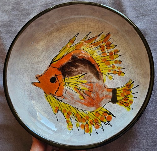 Rare assiette soupe signée - rare,