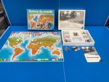 Autour du Monde - Jeu De Société Vintage 1984 Complet En Bon État LIV GRATUITE