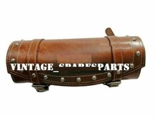 Sac à outils en cuir marron