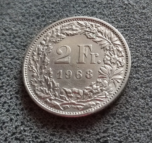 Suisse francs 1968 - 2,