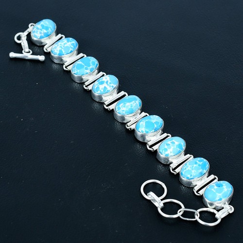 Bracelet bijou ovale - , larimar