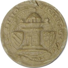 R1453 Rare Sceau Seal Othon IV