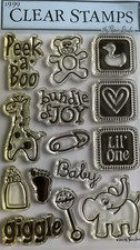 clear stamps tampon transparent Thème Bébé