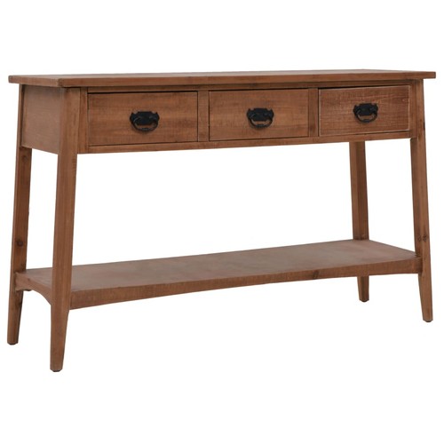 Table console bois sapin - console,