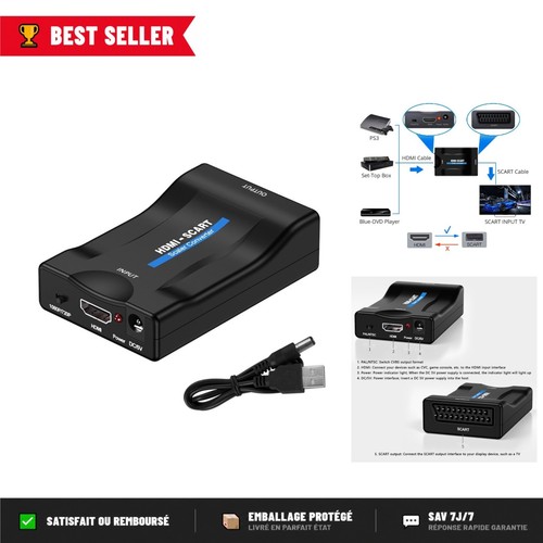 Adaptateur hdmi vers péritel - adaptateur,