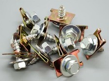 20 Vis Boulon Papillon Clips
