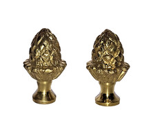 PIVE décor pediment bronze or