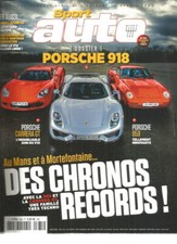 SPORT AUTO N°635 DOSSIER PORSCHE 918 / ARIEL ATOM V8 / ASTON V12S VANTAGE ROAD.