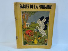 Ancien livre BD fables de La