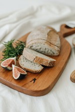 1 Pièce Planche, Plaque Snack, Bois Massif Cerise Grand