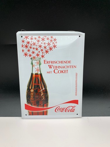 Plaque publicitaire coca cola - publicitaire,