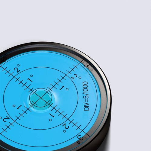 Niveau bulle circulaire - à,