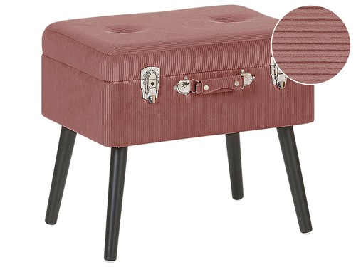Beliani petit tabouret avec - -,