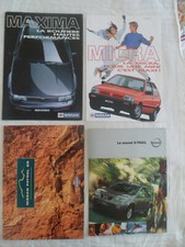 NISSAN - MAXIMA MICRA PATROL X-TRAIL TERRANO - lot 8 catalogues brochures