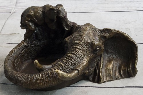 Cendrier art déco bronze - art,