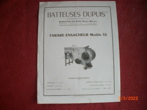 Ancien prospectus - ancien,