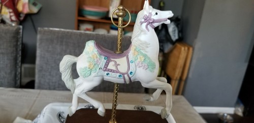 Vintage porcelain carousel - porcelain,