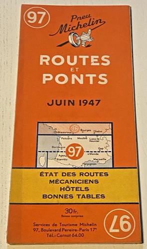 Rare carte michelin - rare,