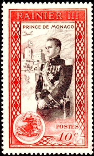 Stamp timbre monaco 338 - monaco,