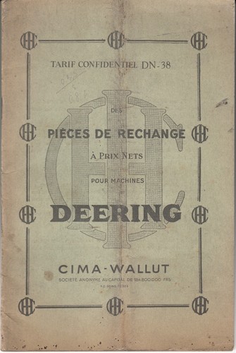 Catalogue pieces rechange - pieces,