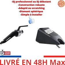 Reloop Concorde Black Système de prise de son sphérique & Ersatznadel OM Black..