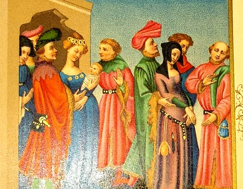 Lithographie costume des