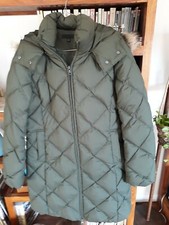 DOUDOUNE UNIQLO MATELASSEE LONGUEUR 92 Cm taille  38 avec CAPUCHE couleur KAKI