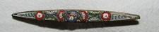 BROCHE ANCIENNE MICRO MOSAIQUE