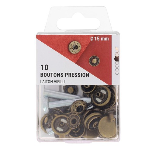 Kit boutons pression - 10, et