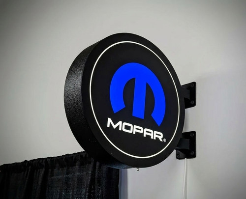 Enseigne lumineuse mopar led - lumineuse,