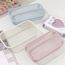 Panier en métal organisateur de bureau pour fournitures de bureau et besoins de